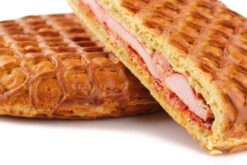 Hornazo redondo de Salamanca de masa de 1,5kg con rejilla. Jamon, chorizo y lomo. La Hornazeria.