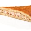 Empanada de hojaldre de pollo carbonara sin conservantes añadidos. La preferida del Real Madrid. La Hornazeria